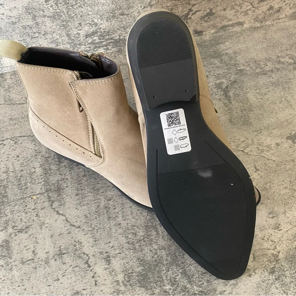 ASOS Suede Chelsea boots Sz 11 - Picture 2 of 5